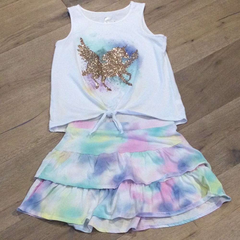 Girls limited edition unicorn outfit